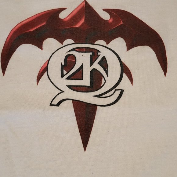 Vintage Queensryche 2000 Tour "Q2K" Concert T-Shirt White Men's Small - Picture 5 of 6